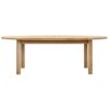 Champil Outdoor Oval Wooden Dining Table In Natural