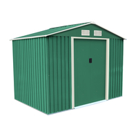 Metal Shed with Floor Frame Green 8ft x 6ft