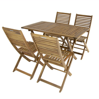 FSC® Certified Acacia Hardwood 5pc Garden Furniture Set