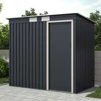 Charles Bentley Metal Shed 6.6ft x 4ft