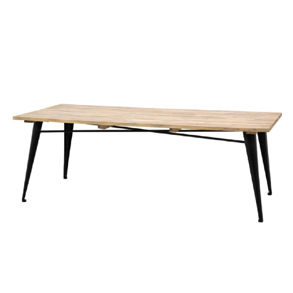 Paralia Outdoor Wooden Rectangular Dining Table In Natural