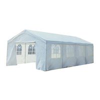 Garden 8m x 4m Marquee Wedding/Party Tent Gazebo - White