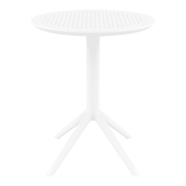 Shipley 60cm Polypropylene Outdoor Dining Table In White