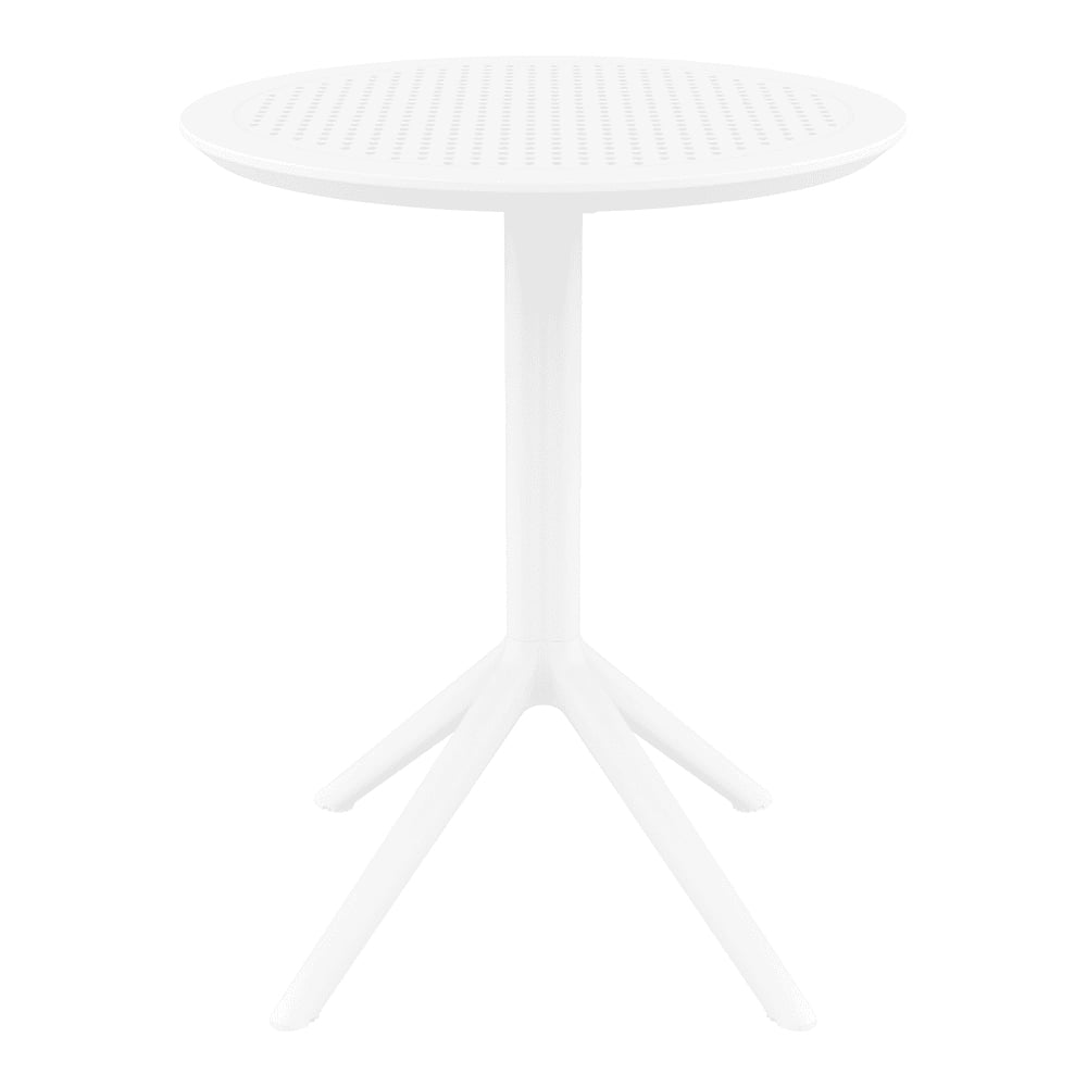 Shipley 60cm Polypropylene Outdoor Dining Table In White