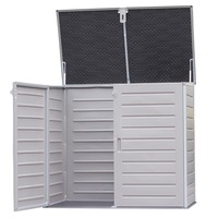 1170L Outdoor Storage Cabinet – Grey and Black