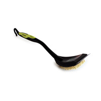 BBQ Brush with Steel Scraper – Green