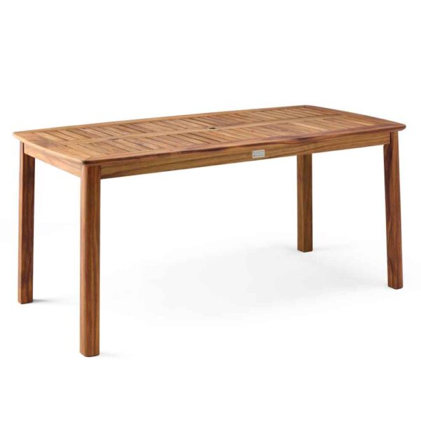Ozone Outdoor Wooden Dining Table in Natural