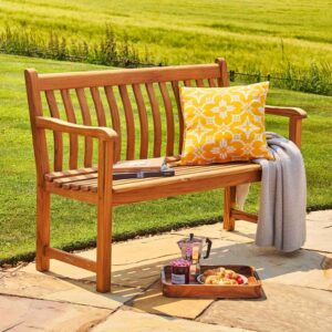 Sereno Outdoor Wooden Seating Bench 5Ft in Natural